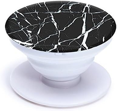 Qyoung Multi-Function Phone Grip and Stand, Socket Mobile Holder for iPhone 8, iPhone X, Note 8, Smartphones and Tablets (Marble black)