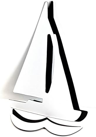 Sailboat and Sea Gull Rubberized Magnetic Screen Decor; Multipurpose, Helps to Stop Walking into screens, Covers small tears in Screens, Decorates screen area. Set of Two Magnets. Size 6” X4. 5”