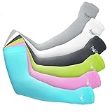 OUTDOORCHASER Uv Protection Hand Cover Arm Sleeves Sports Driving Golf Cooling Cool Cover Sun 1pair