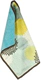 Toddy Gear Pom Pommery Microfiber Screen Cleaning Cloth, for Smartphones, Tablets and Other Sensitive Surfaces - Blue/Gray/Yellow - 5x7 Inches - 15X7B1405