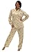 Del Rossa Women's Cotton Pajama Set, Long Woven Pjs