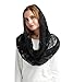 Black Catholic Mantilla Veils for Mass Head Covering Lace Church Headscarf S06L (Black)