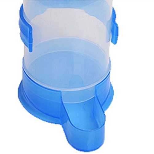 Freedi Pet Bird Drinker Feeder Waterer Clip Pet Accessories Plastic Automatic Feeding Device for Pet Bird Pigeon Parrots Cage size 500ml