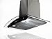 AKDY Wall Mount Range Hood –30” Stainless-Steel Hood Fan for Kitchen – 3-Speed Professional Quiet Motor – Premium Touch Control Panel – Minimalist Design – Baffle Filter & LED Lamp – Tempered Glass
