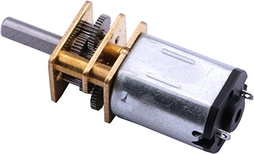 Yeeco DC 3-6V 100RPM Torque Mini Speed Reduction Motor with Metal Gearwheel Replacement 10mm Shaft for DIY RC Car Robot Model Engine Toys Parts - Thumbnail 2