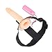 Y-NOT Sex Toys Strap on Dildo Wearable Harness Realistic Penis Long Silicone Dildo Hollow Penis Adjustable Vibrating Masturbator for Female Male Couple Women Lesbian Sex Fun 7