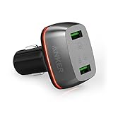 Anker Quick Charge 3.0 42W Dual USB Car Charger, PowerDrive+ 2 for Galaxy S7 / S6 / Edge / Plus, Note 5 / 4 and PowerIQ for iPhone 7 / 6s / Plus, iPad Pro / Air 2 / mini, LG, Nexus, HTC and More