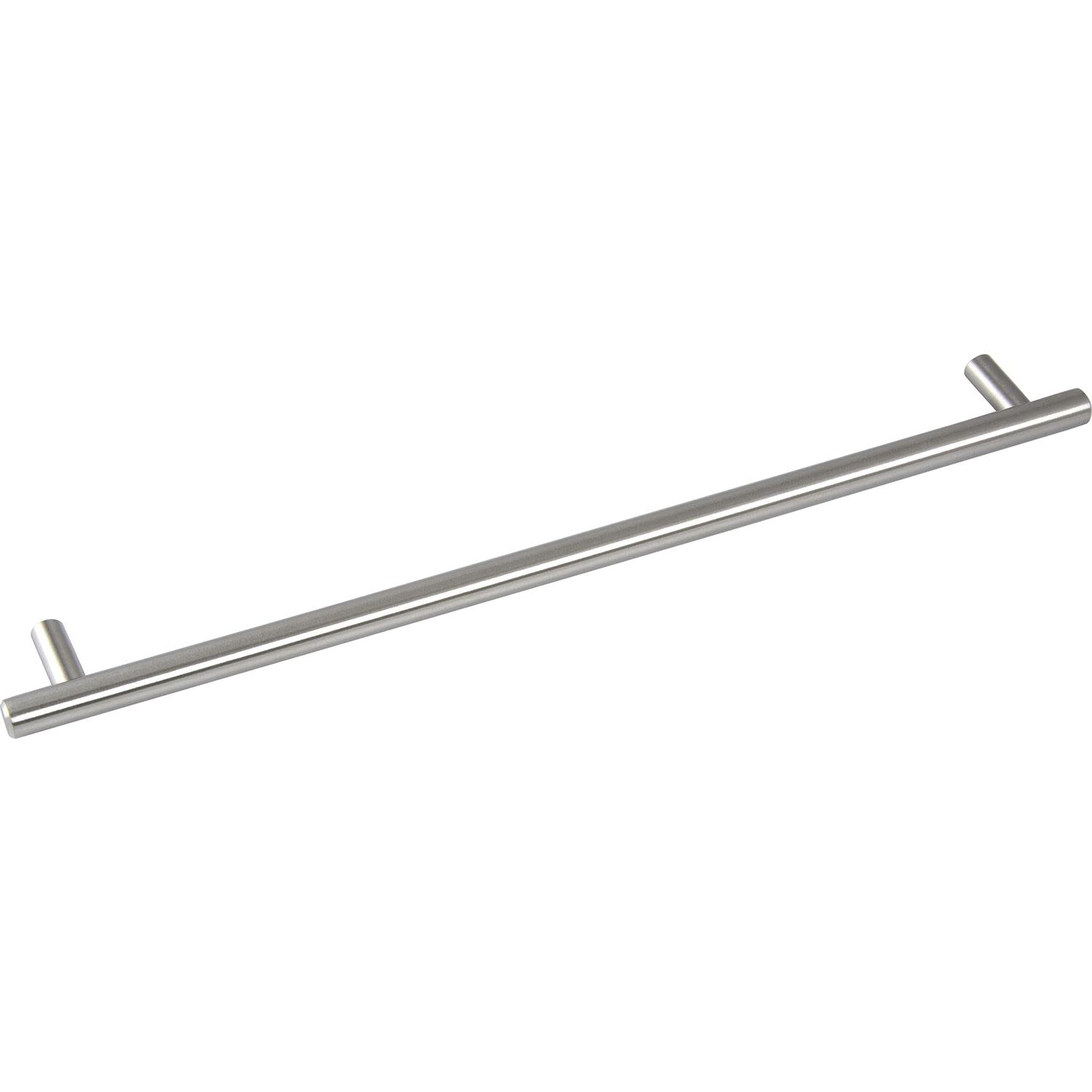 GRIMME Enija 8569210760 Basic Cupboard Handle (Barell) Diameter 12 mm Width 800 mm Bar Handle Brushed Stainless Steel Silver Hole Spacing 760 mm