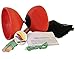 Flight High Performance Diabolo Pro Chinese Yoyo with Handsticks, Net Bag and Extra Strings ... (red)