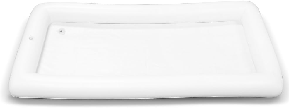 GEARONIC Inflatable Serving Bar Buffet Salad Ice Drink Food Cooler Picnic Camping Party Yard Outdoor Tray With Drain Plug