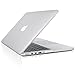 TOP CASE - Classic Series Rubberized Hard Case Compatible Apple MacBook Pro 13.3-Inch with Retina Display A1425/A1502 - Clear