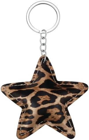 Leopard Bow Keychain Accessories Y2k Heart Bag Charms for 