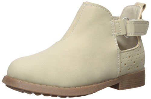 OshKosh B'Gosh Girls' Tempy Cut Bootie Ankle Boot, Taupe, 11 M US Little Kid