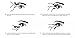 Oksale® New Hot Sale Magnetic Eye Lashes, 1 Pair (4pieces) Ultra-Thin 0.2mm 3D Mink Reusable False Magnet Eyelashes Extension for Makeup (Black)