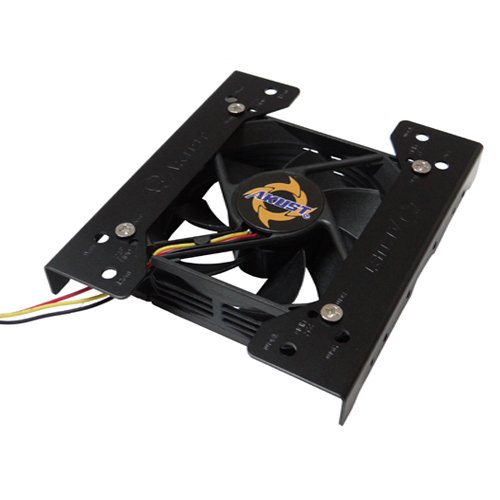 Akust Case Fan Bracket 80mm 92mm 120mm to 3.5 5.25 Inch Bay and 2.5 Inch SSD HDD to 3.5 Inch