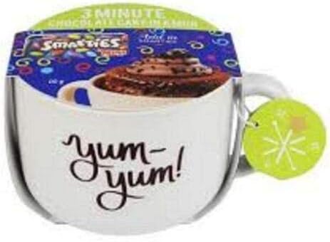 Amazon 3 Minute Chocolate Cake In A Mug With Smarties Treat Smarties御馳走と マグカップで3分チョコレートケーキ Smarties チョコレート菓子 通販