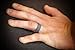 Mens Silicone Wedding Ring - 4 Rings Pack - Ultra Premium Quality Bands for Active Men - Black Grey Blue Green Camo (12)