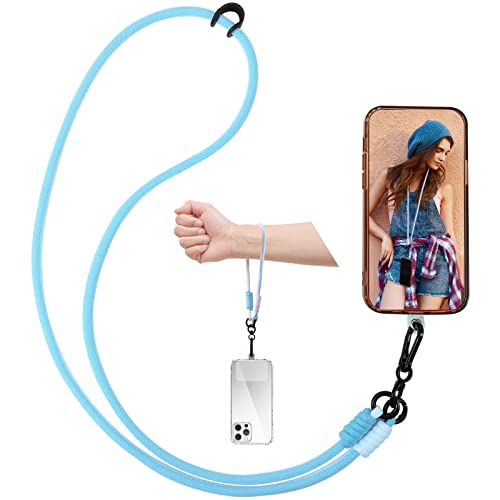 Joojus Cell Phone Lanyard Crossbody Adjustable Neck Shoulder Strap for Women, Phone Lanyard Wrist Strap, Wrist Lanyard, Universal Cell Phone Lanyard for All Smartphone, 2pcs