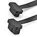 iKKEGOL 5M 16.4ft OBD 2 OBD II Full 16 Pin Ultra Flat Low Profile Right/Left Angle Male to Female Extension Cable
