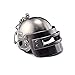 Focux PUBG Playerunknown's Battlegrounds Level 3 Helmet KeyChain Helmet Accessories PUBG Keychain Charm Souvenir Gifts PUBG Logo (Large Helmet)