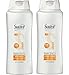 Suave Professionals Shampoo and Conditioner for Frizz Control Ultra Sleek and Smooth with Silk Protein and Vitamin E for Hair 28 Fl Oz (Pack of 2)