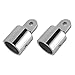 LeaningTech LTC 2 PCS Eye End Cap Bimini Top Cap/ Hardware-3/4'' 316 Marine Stainless Steel