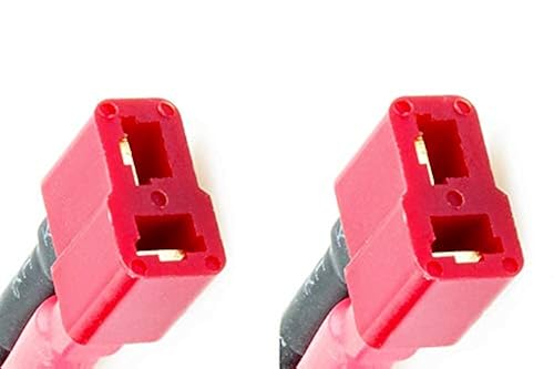 2Pack Mirthobby T Plug Parallel Battery Connector – Deans Style Y-Harness For RC LiPo Batteries