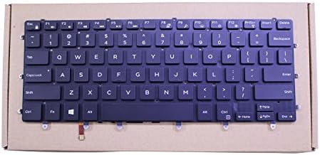 New Relacement US Backlit Keyboard without Frame for Dell XPS 15 9550 Series, Black Color, US Layout, 0GDT9F NSK-LV0BC 01 PK131BG2A00
