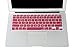 MOSISO Silicone Keyboard Cover Compatible with MacBook Air 13 inch A1466 A1369 2010-2017&Compatible with MacBook Pro 13/15 inch (with/Without Retina Display, 2015 or Older Version), Wine Red