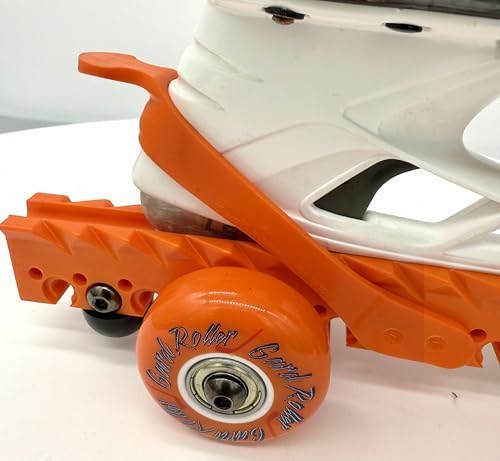 Rollergard Hockey Ice Skate Guards, One Size Fits Most, Neon Orange