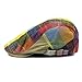 Idopy Colored Plaid Longshoreman`s Flat Newsboy Cap Irish Ivy Hat 2