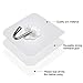 Hong fa 20 Pack Reusable Adhesive Hooks,Transparent Reusable Seamless Hooks No Scratch Hooks ,Waterproof and Oilproof,Transparent Bathroom Kitchen Key Wall Hook, Ceiling Hanger