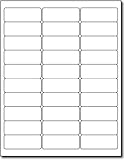 YensÂ® 3,000 Address or Mailing Labels, 2-5/8