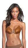 Oolala Strapless Self Adhesive Silicone Invisible Push Up Bra (Mocha Color) FBA