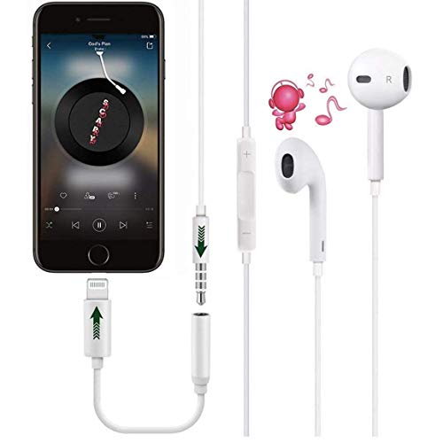 iPhone Headphone Adapter (2 Pack)[Apple MFi Certified] for iPhone 7