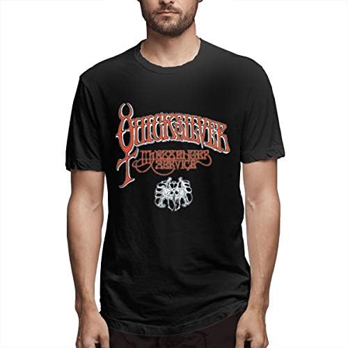 KIKIMEN Quicksilver Messenger Service Mens Elegant and Elegant Demeanor Tees