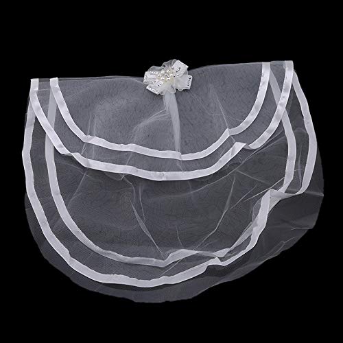 STORE-HOMER - Classic Wedding Veil Bridal Costume Boutique Puppy Cat Pets Accessory Grooming Wedding Decoration - Thumbnail 3