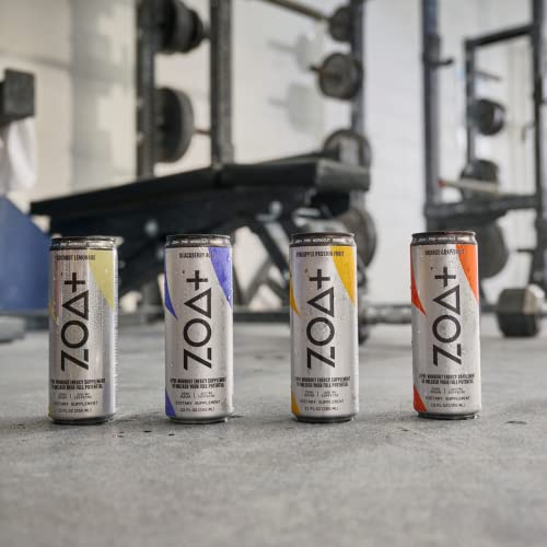 ZOA Plus SugarFree PreWorkout Drink, Ready to Drink with Nitric Oxide