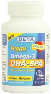 DEVA VEGAN VITAMINS DHA-EPA(DELAYED REL)VEGAN, 90 VCAP