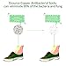Dsource Running Socks for Men Women Ankle Crew Athletic Copper Socks 3/6 Pairs