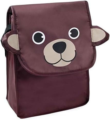 Children's Animal Reusable and Insulated Bear Cub Lunch Bag Picnic Snack Sack