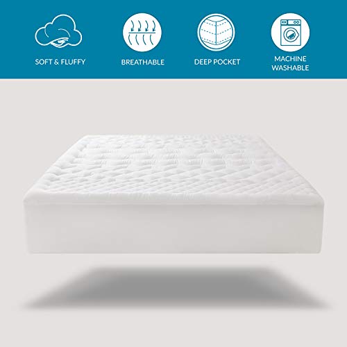 Bedsure Quilted Mattress Pad (Twin XL/Twin Extra Long) Pillow Top