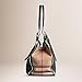 Tote Bag Handbag Authentic Burberry Small Canter in Leather and House Black Color Made in Italy