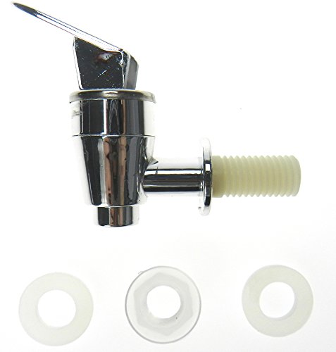PP Material Push Type Water Dispenser Replacement Faucet Male Screw With Cap