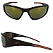 Vuarnet Extreme Unisex VE5001 Athletic Plastic Sunglasses, Matte Brown