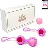 BEN WA BALLS SET - KEGEL EXERCISE WEIGHTS KIT | Doctor Recommended KEGEL BALLS for Beginners | Tightening Pelvic Floor | Incontinence Bladder Control | Weighted balls for exercise | Sex Health | eBook