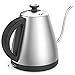 BREVO 1.0L Electric Gooseneck Kettle for Pour Over Drip Coffee & Tea, with Built-in Thermometer 1000W Fast Boiling