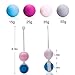 Abandship 2 in 1 Kegel Balls Kit - Massager Ben Wa Balls for Women (Colorful)