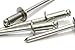 Bolt Dropper #44 Blind Rivet, Button Head, 1/8 Inch Inch Diameter, 3/16 Inch Inch - 1/4 Inch Inch Grip Range, Plain Finish, 304 (18-8) Stainless Steel (100 pk)