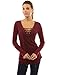 PattyBoutik Women's V Neck Lace Up Curved Hem Tunic